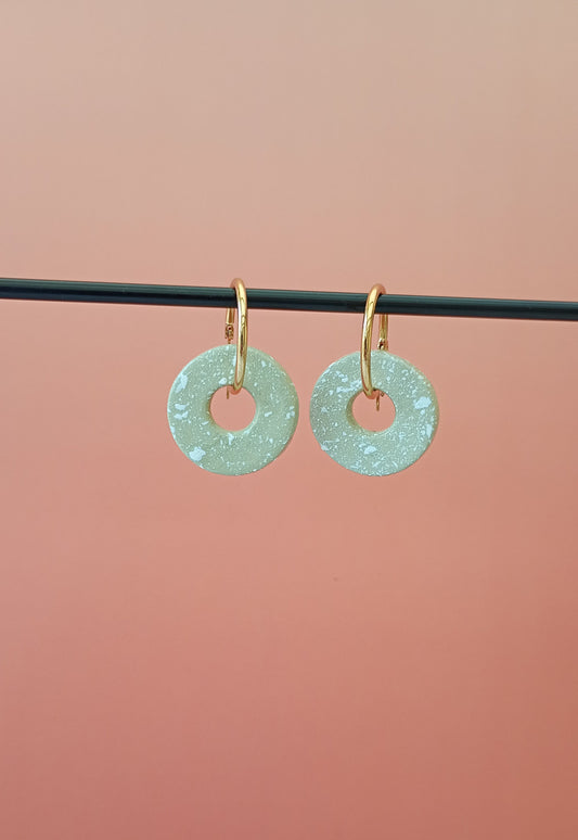 Boucles d'oreilles rondes