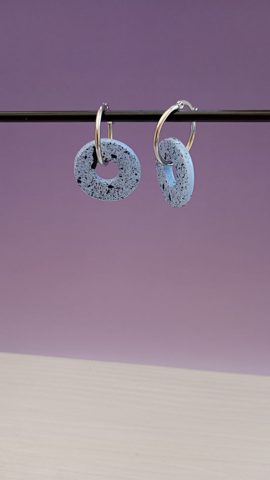 Boucles d'oreilles rondes