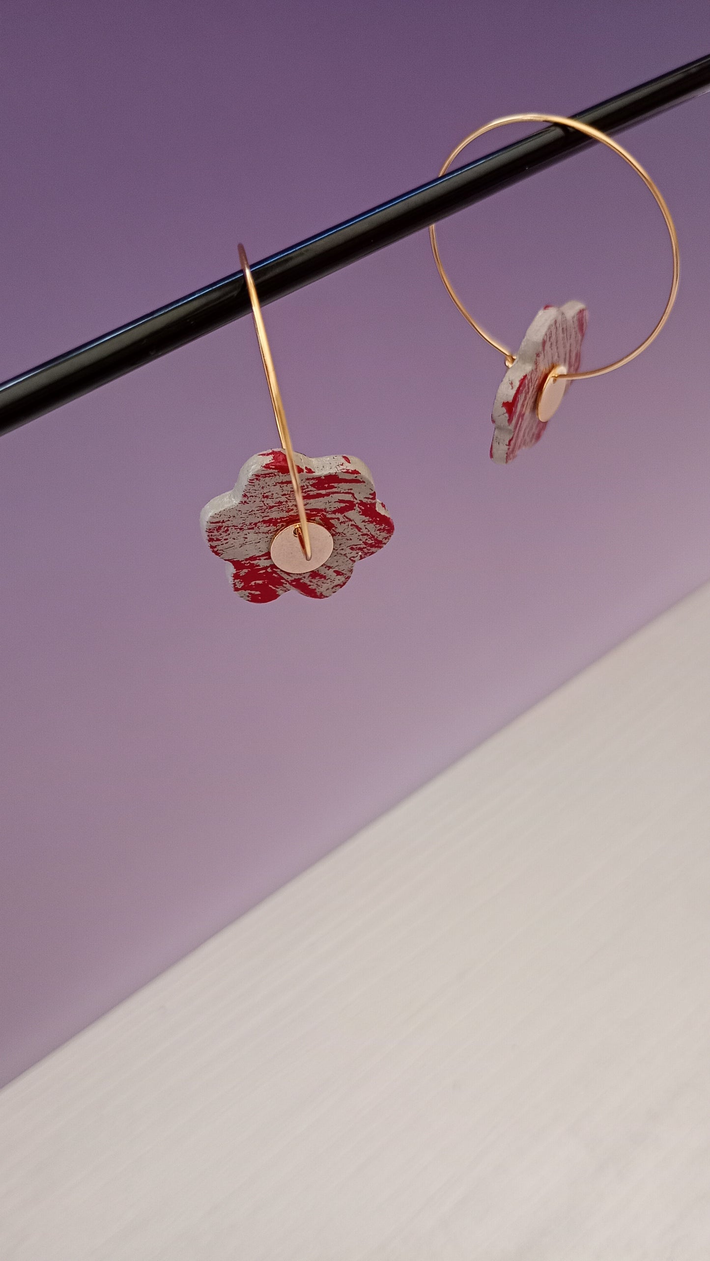 Boucles d'oreilles fleurs