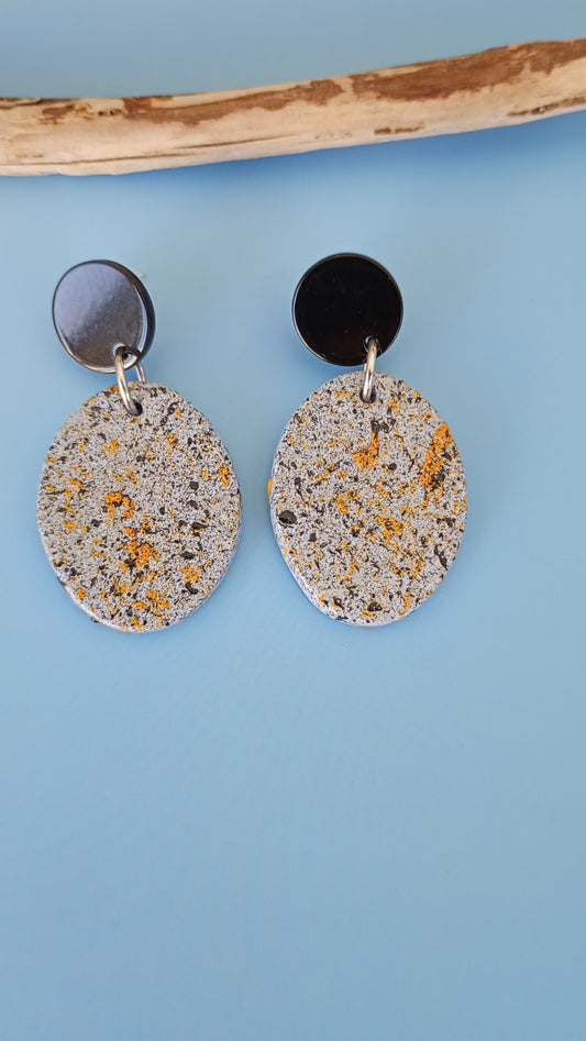Boucles d'oreilles ovales