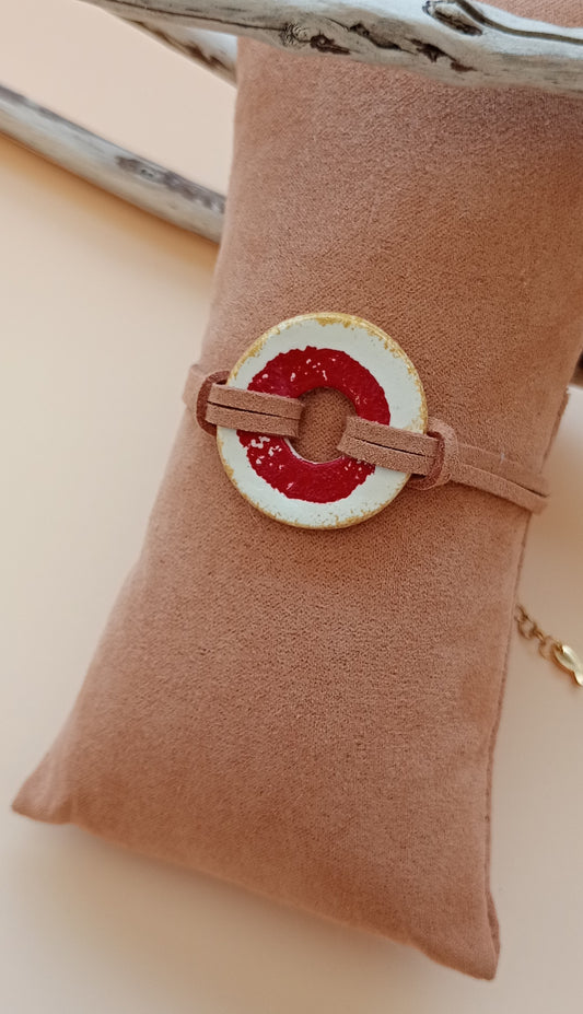Bracelet suédine