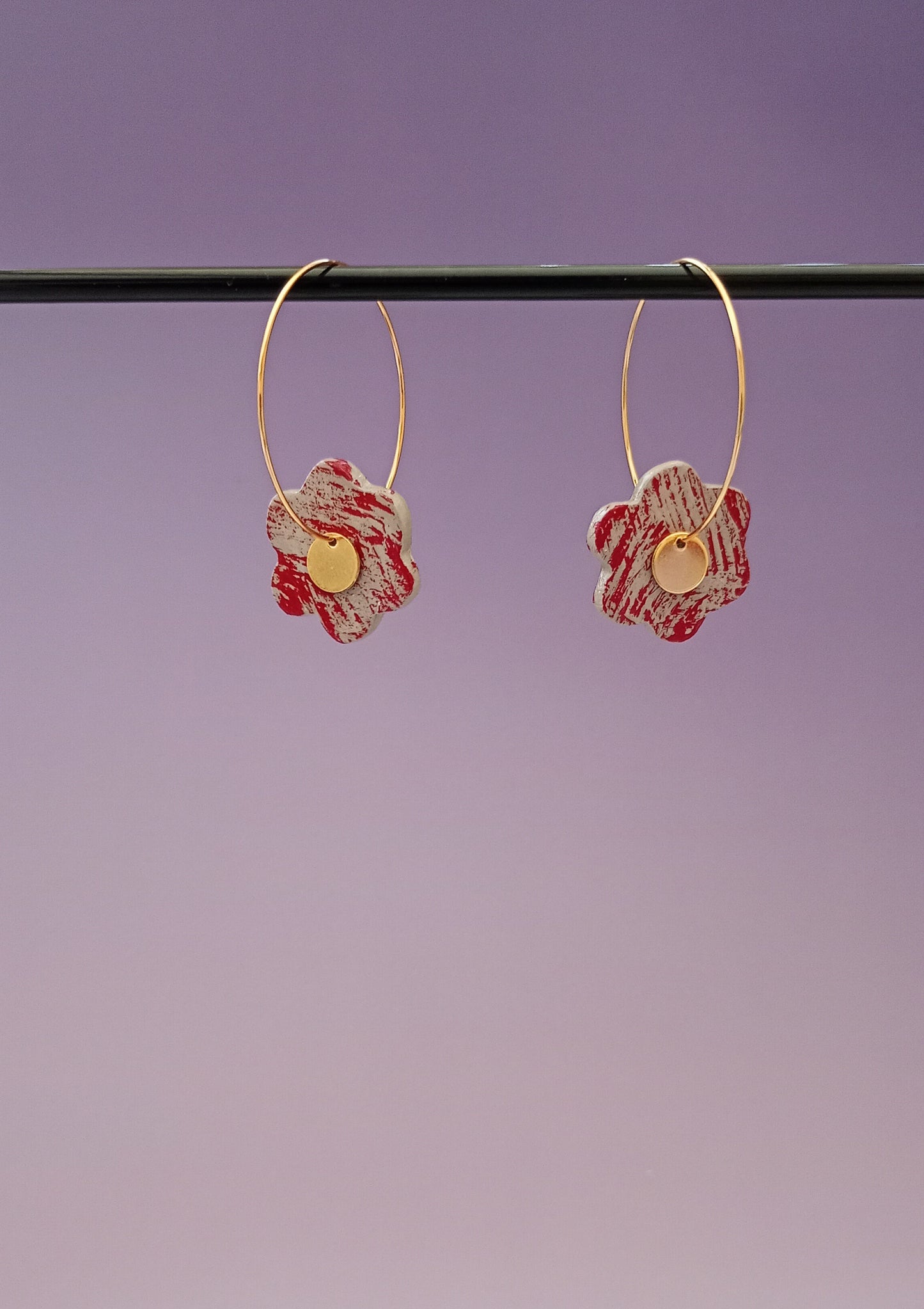 Boucles d'oreilles fleurs