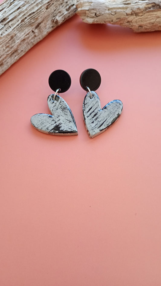 Boucles d'oreilles cœurs
