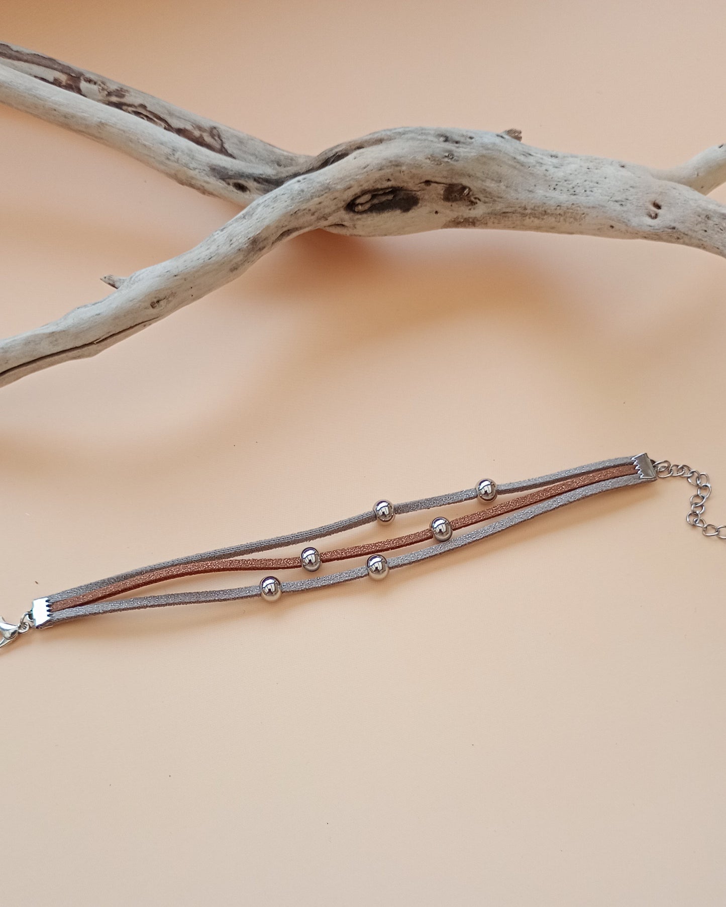 Bracelet suédine