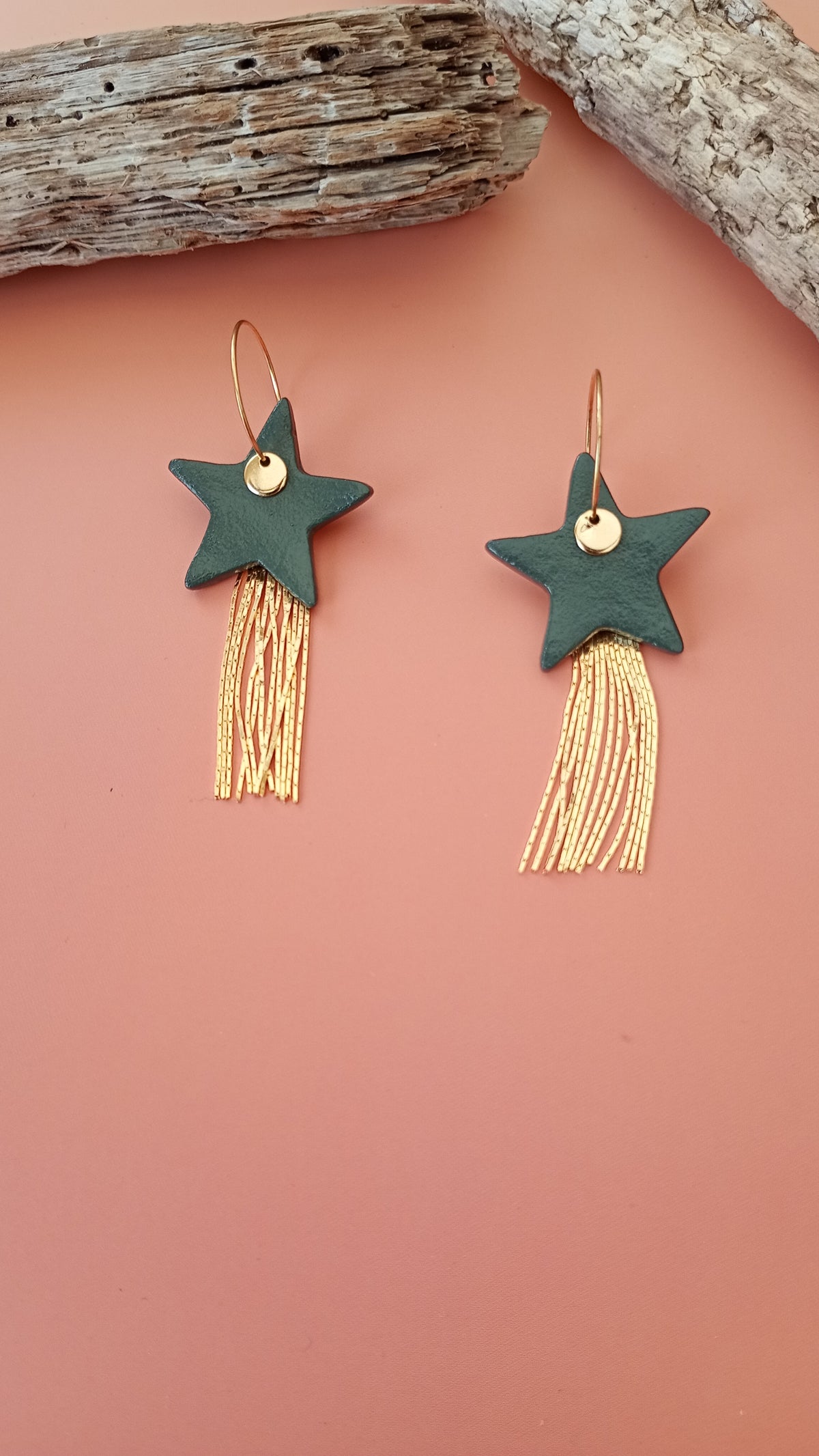 Boucles d'oreilles étoile