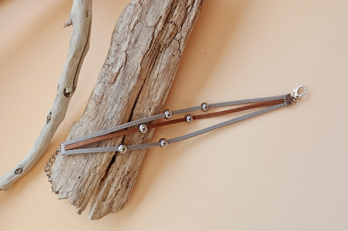 Bracelet suédine