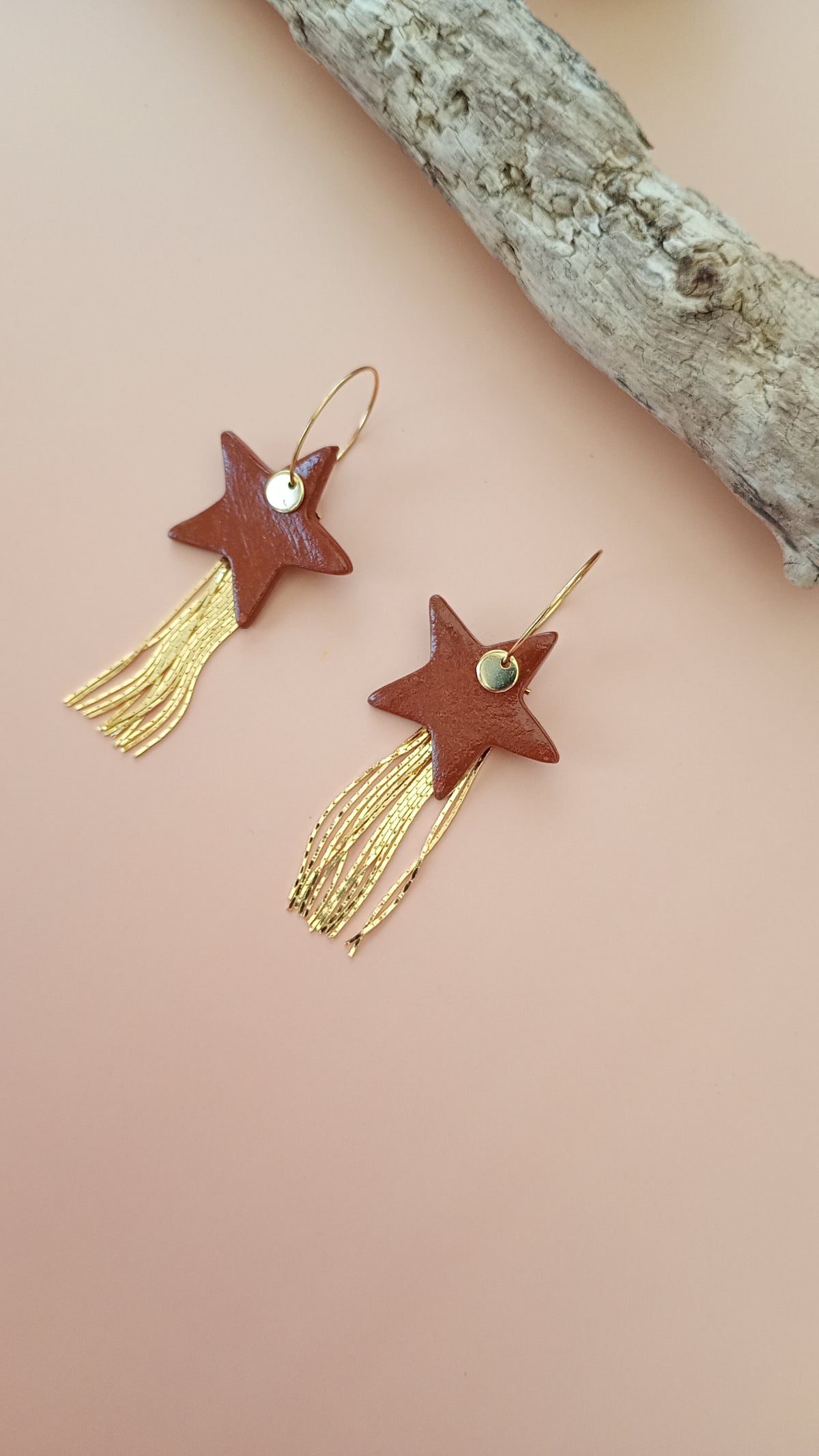 Boucles d'oreilles étoiles