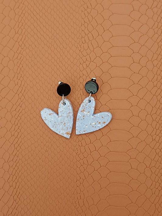 Boucles d'oreilles coeurs